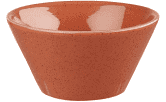 Churchill Stonecast Spiced Orange X Squared Sauce Dish 9Cl