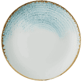 Churchill Homespun Accents Aquamarine Evolve Coupe Plate 11.25inch