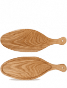 Churchill Wood Oval Handled Board 21.2inchX7.4inchX0.8inch