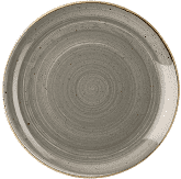 Churchill Stonecast Grey Deep Coupe Plate 9 2/5inch