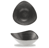 Churchill Stonecast Raw Black Lotus Bowl 7inch