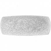 Churchill Menu Shades Caldera Chalk White Flat Rectangle Plate 14X7.5inch
