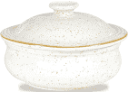Churchill Stonecast Barley White  Lidded Stewpot 15oz