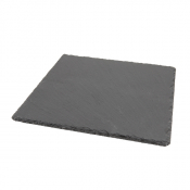 Natural Edge Slate Platter 28 X 28cm