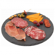 Natural Edge Slate Platter 30cm Round