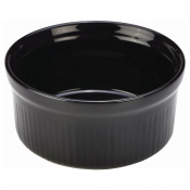 Stoneware Black Ramekin 9.5cm/ 3.75inch
