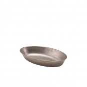 Vintage Steel Oval Dish 17.5 x 11cm