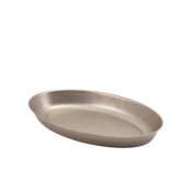 Vintage Steel Oval Dish 24.5x15cm