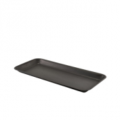 Black Vintage Steel Tray 36 x 16.5cm