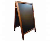 Small Wooden Blackboard Pavement A Board, 500x800x650mm.