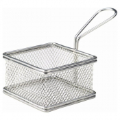 Serving Fry Basket Square 9.5X9.5X6cm