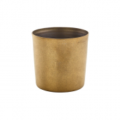 Gold Vintage Steel Serving Cup 8.5 x 8.5cm