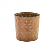 Copper Vintage Steel Hammered Serving Cup 8.5 x 8.5cm
