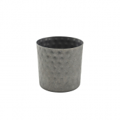 Vintage Steel Hammered Serving Cup 8.5 x 8.5cm