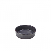 Rustic Stoneware Blue Tapas Dish 10cm
