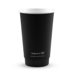 Coffee Cup Double Walled Black 89-Series 16oz x400