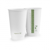 Coffee Cup Double Walled White 89-Series 16oz x400
