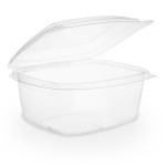 Deli Container Hinged PLA 16oz x300