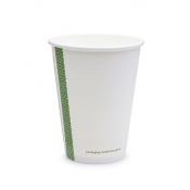 Coffee Cup Single Walled White 12oz 89-Series x1000