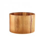 Acacia Wood Straight Sided Bowl 22.5 x 15cm