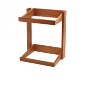 Acacia Wood Crate Stand