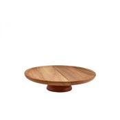 Acacia Wood Cake Stand 33 x 8cm