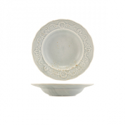 Reverie Porcelain Iris Deep Winged Plate 23cm