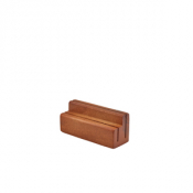Acacia Wood Menu Stand 2 Slot