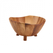 Acacia Wood Tripod Bowl 30cm