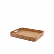 Light Wood Veneer Butlers Tray 45.5 x 36cm