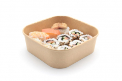 Kraft Square Bowls