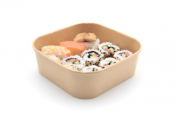 Kraft Square Bowls