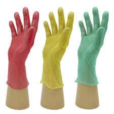 Coloured Vinyl Gloves