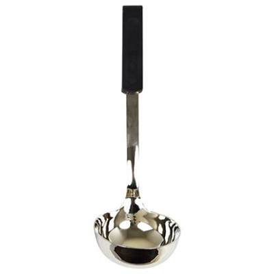 Soup Ladle Stainless Steel Black Handle 7oz