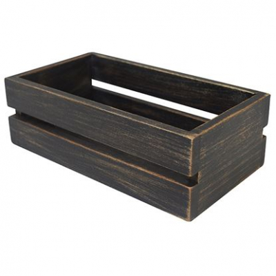 Naturals Condiments Crate Black Wash