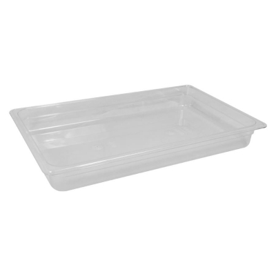Gastronorm Polycarbonate Clear 1/1 65mm 8.5L