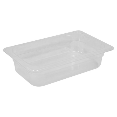 Gastronorm Polycarbonate Clear 1/4 65mm 1.6L