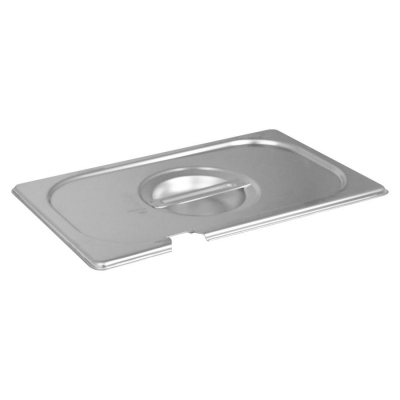 GN Container S/S 1/4 Notched Lid