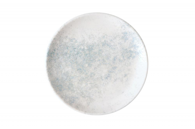 Smoky Matte Blue Coupe Plate 21 cm