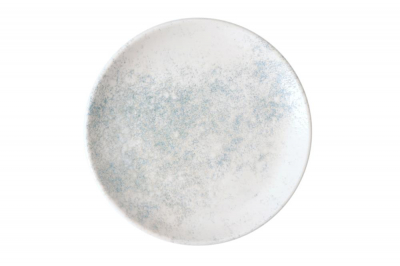 Smoky Matte Blue Coupe Plate 23 cm