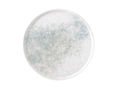 Smoky Matte Blue Flat Plate 27 cm
