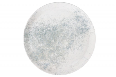 Smoky Matte Blue Pizza Plate 32 cm