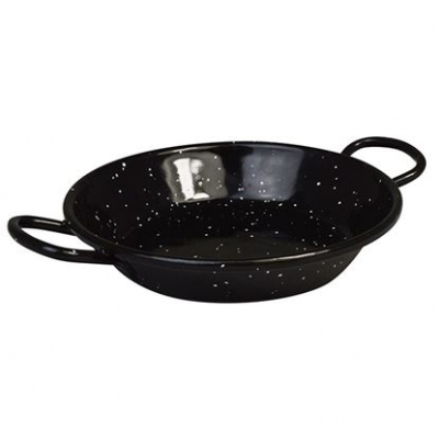 Paella Pan Enamel Black 12cm/4.75"