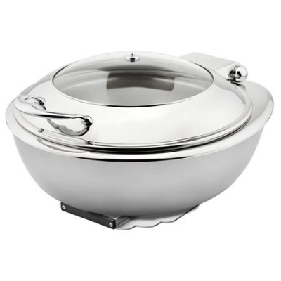 Chafing Dish Round Induction 36cm 6.8L with Electric Heater Plate