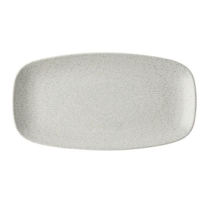 Delta Grey Oblong Plate 13 7/8 X 7 3/8"