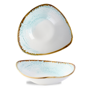 Homespun Accents Aquamarine Lotus Bowl 9Inch
