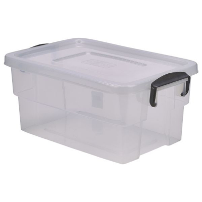 Storage Box 13L W/ Clip Handles