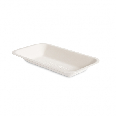 Bagasse Chip Tray 7x4"