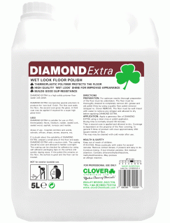 Diamond Extra Wet Look Floor Polish (25%) 5L
