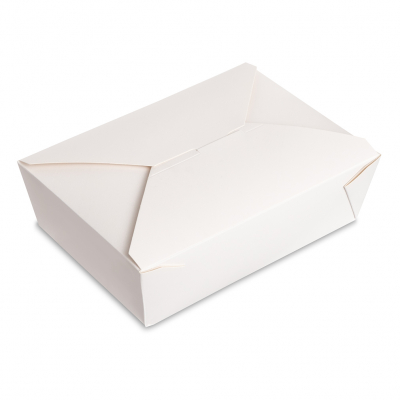 White Food Carton No8 1400ml/49oz x300